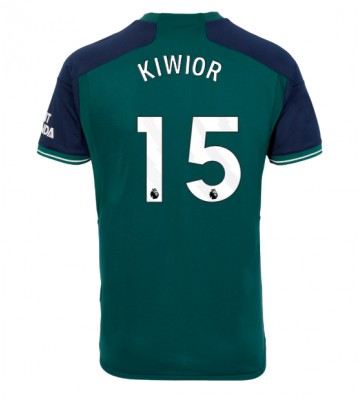 Arsenal Jakub Kiwior #15 Tredje trøje 2023-24 Kort ærmer